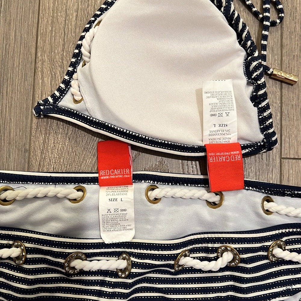 Red Carter Bikini - image 4